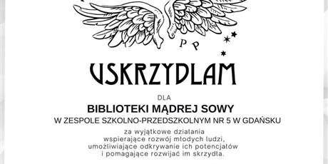 Wyróżnienie dla biblioteki szkolnej